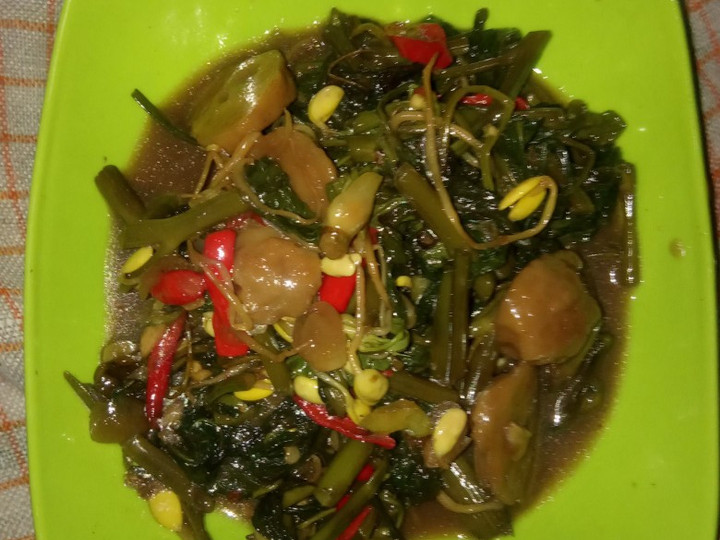 Resep 135. Cah kangkung baso kecambah Anti Gagal