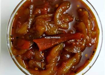 Without Fail Making Recipe Watermelon rind and Tomato sweet and sour chutney Very Delicious