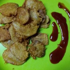 Potato pakode A picture of Potato pakode.