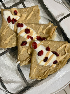 Una foto de Crepas dulces de avena