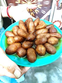 রাঙা আলুর পুলি পিঠে(Ranga aloor puli pithe recipe in bengali) রেসিপির প্রধান ছবি