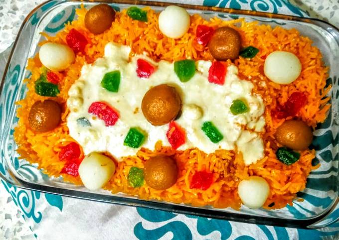 Colourful Khoya Zarda