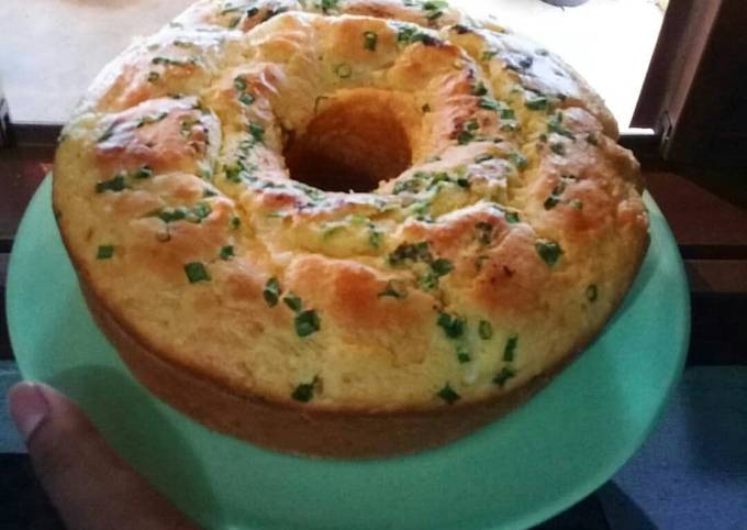 Bolo de milho com queijo