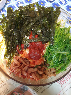 韓式拌飯 的食譜成品照片