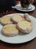 Ricas galletitas mana con manjar y coco rallado para la once