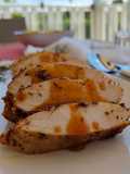Solomillo de pavo con salsa de pimentón