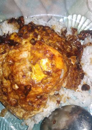 Foto resep Nasi telur Pontianak #dirumahaja