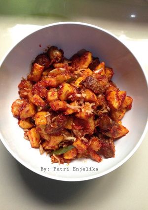 Foto resep Sambal Goreng (kentang,udang,hati ampela)