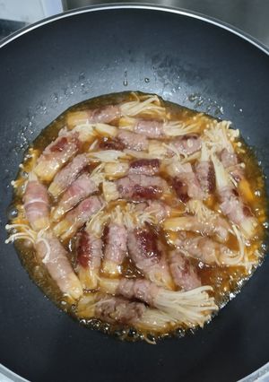 Foto resep Jamur gulung daging sapi