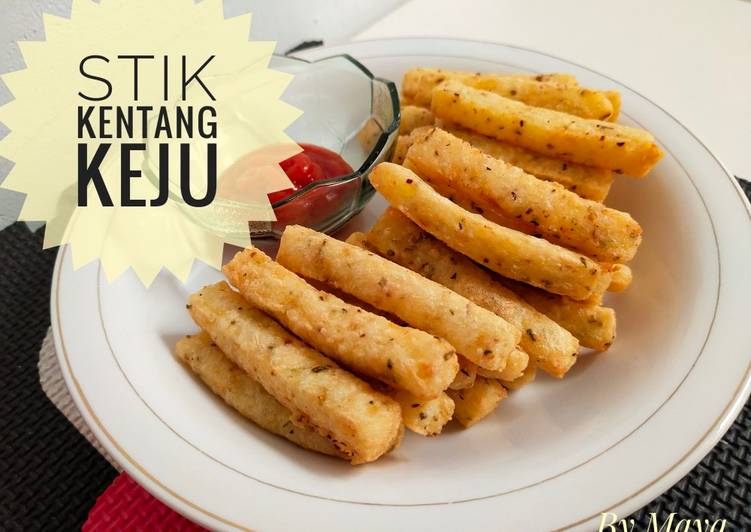 Langkah Mudah untuk Membuat Stik kentang keju yang Enak Banget