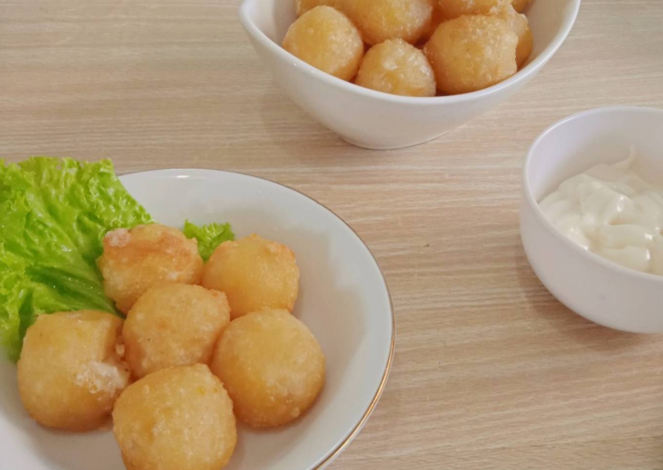 Bitterballen Keju Mozzarella anti gagal (Cuma 2 bahan)