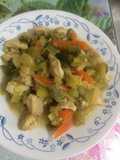 Mix de verduras con pechuga