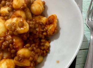 Foto di Gnocchi con ragù di lenticchie