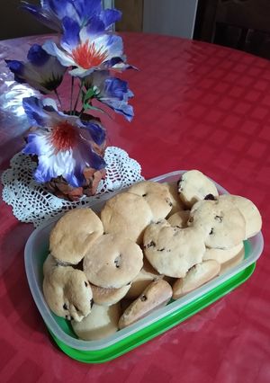 Una foto de Galletitas fácil con pasas de arándanos