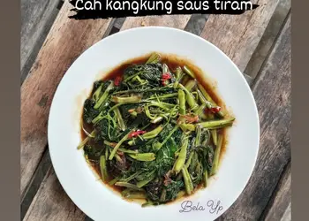 Masakan Populer Cah kangkung saus tiram Sedap