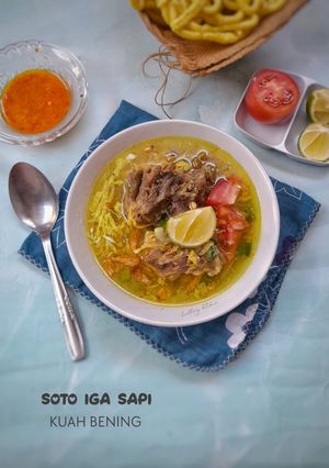Foto resep Soto Iga Sapi Kuah Bening