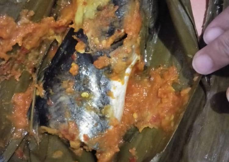 Pepes tempoyak ikan patin