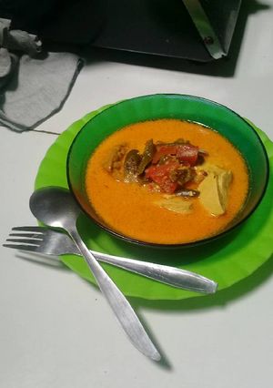 Foto resep Sayur tahu bumbu kuning