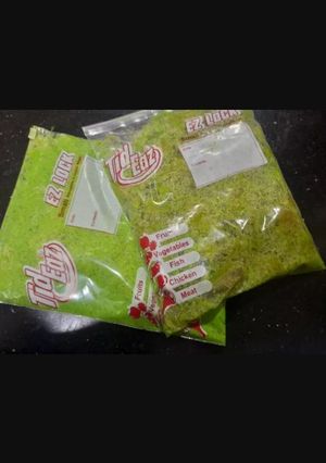 A picture of Green chicken tikka.