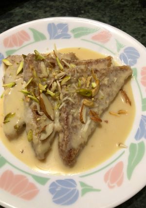 A picture of Shahi Tukda.