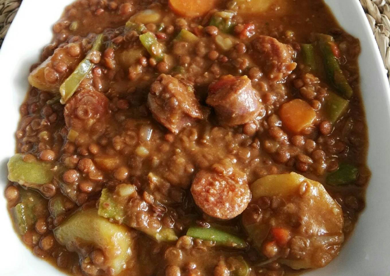 Lentejas con chorizo