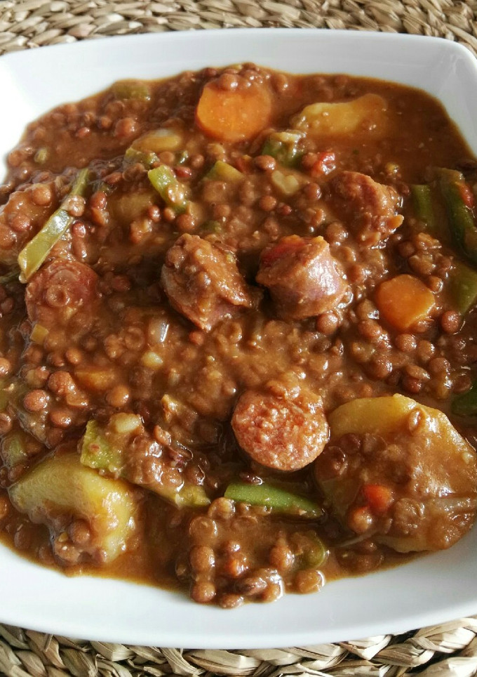 Una foto de Lentejas con chorizo