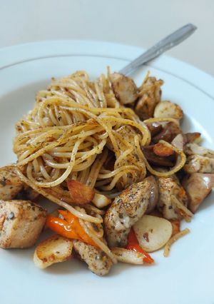 Foto resep Spaghetti aglio e oglio