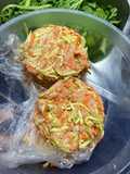 Hamburguesas de Pollo y Vegetales
