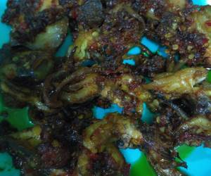 Resep Mudah Cumi bakar pedas manis Enak Sederhana
