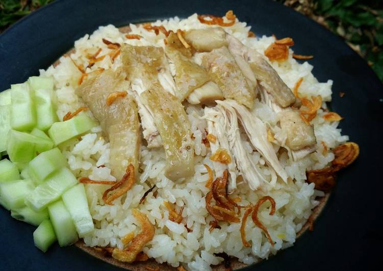 Langkah Mudah untuk Membuat Nasi Ayam Hainan Praktis (Magicom) 🐤 - FLo Anti Gagal