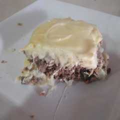 Una foto de Pastel de papas con queso