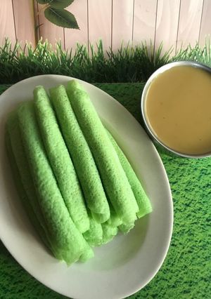 Foto resep Dadar Gulung Saus Santan