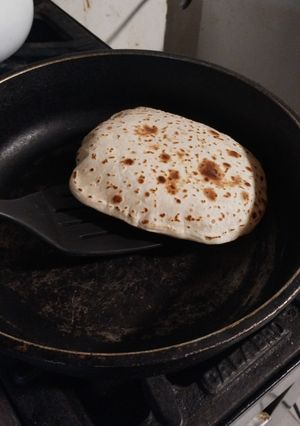 Una foto de Pan pita rápido y fácil