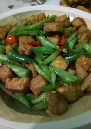 Foto resep Orek tempe buncis