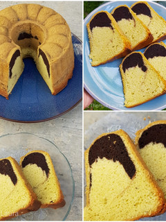 Foto resep Marmer / Marble Cake Jadul 🍰☕