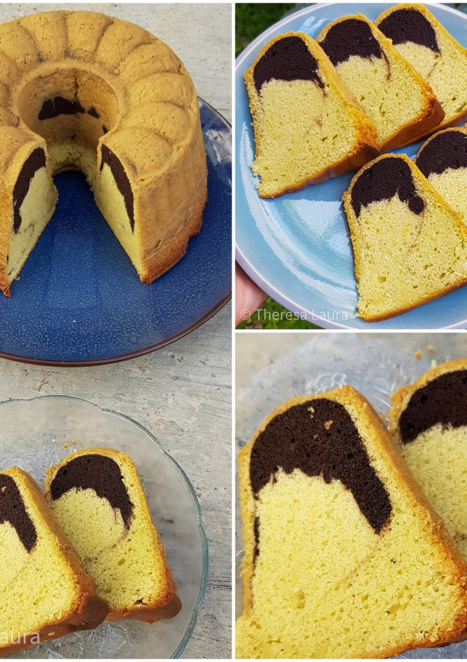 Foto resep Marmer / Marble Cake Jadul 🍰☕
