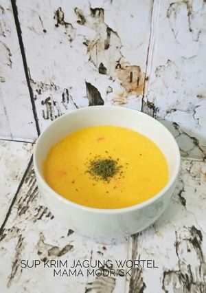 Foto resep Sup krim jagung wortel