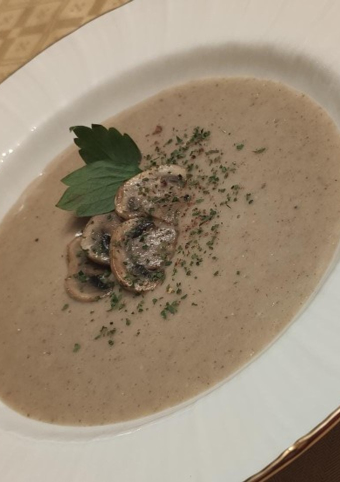 Una foto de Crema de champiñones