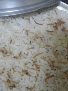 صورة لوصفة رز بالشعيريه