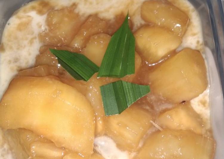 Kolak singkong gula merah