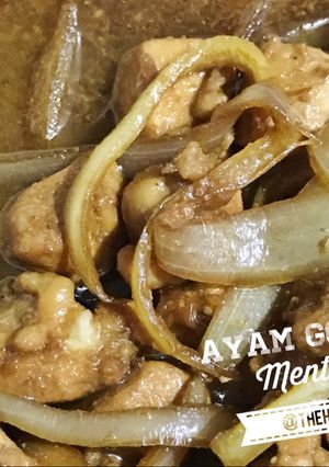 Foto resep Menu keluarga ayam goreng mentega