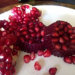 Anar halwa A picture of Anar halwa.