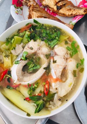 Hình của món Canh chua Cá dứa.