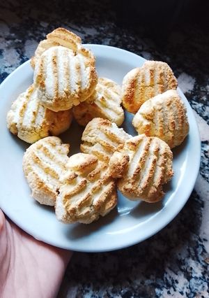 Una foto de Galletitas de coco y maicena