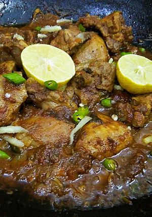 A picture of Black pepper karhai.