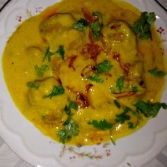 A picture of Besan ki kadi.