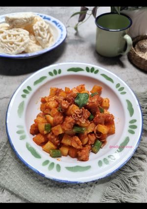 Foto resep Balado tempe kentang buncis