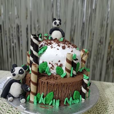 Delight Chocolate Panda Cake