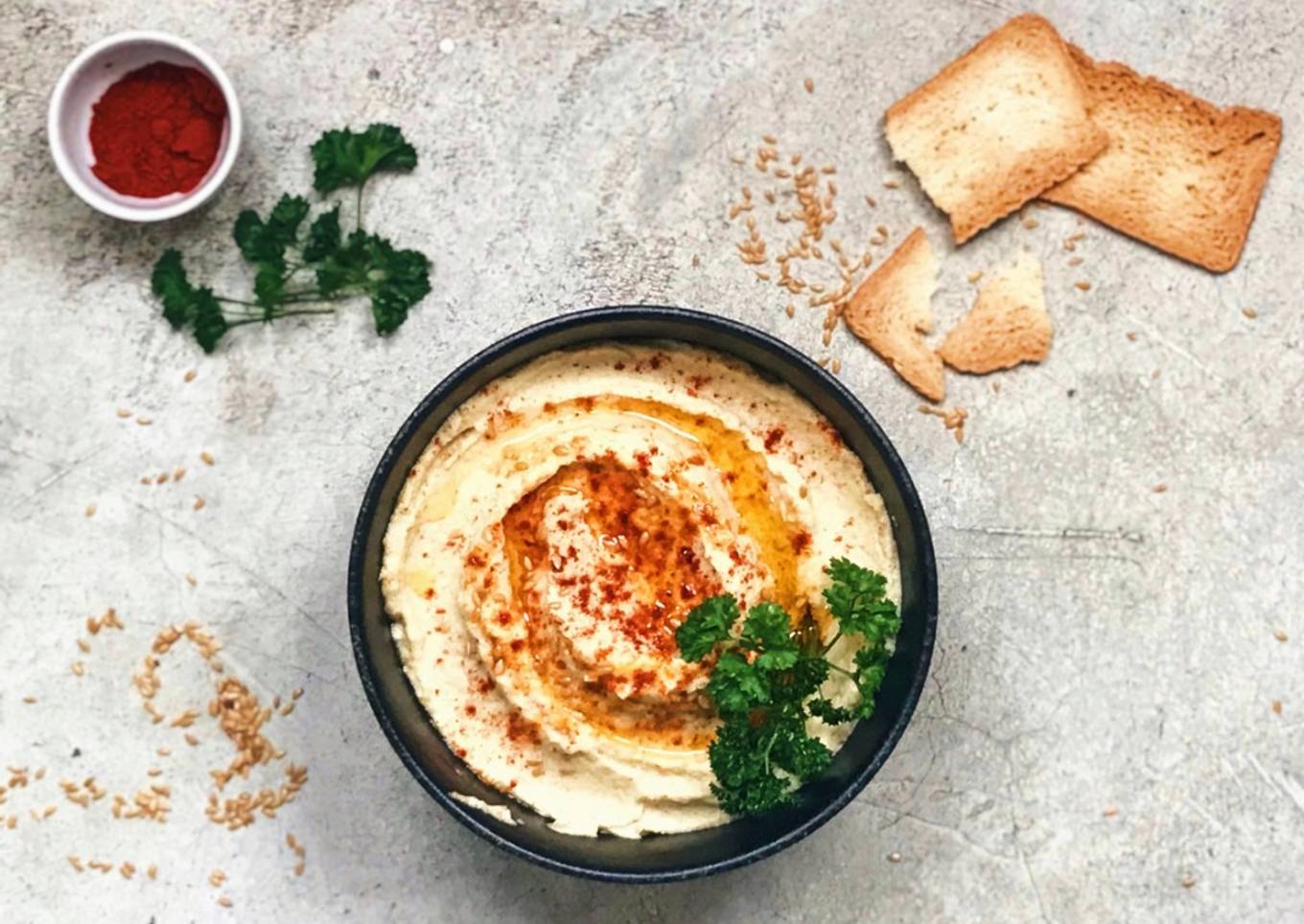 ¿Cómo se hace el hummus de garbanzos?