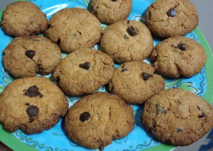 Galletitas Con Chips De Chocolates Y Azúcar Mascabo Sin Manteca Receta De Debi Fresno Cookpad 2938